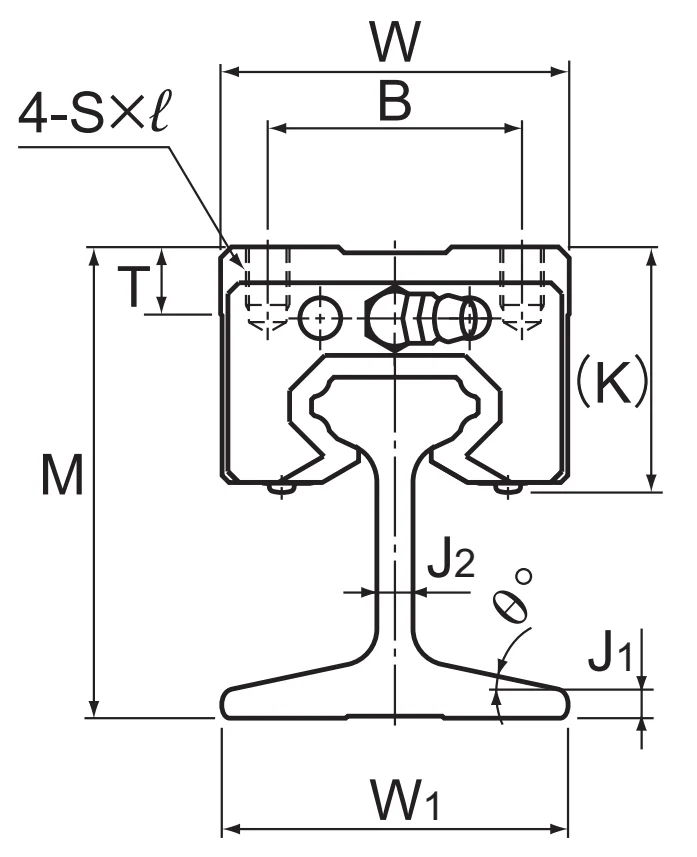 Шариковый подшипник линейного перемещения THK JR 55R THK