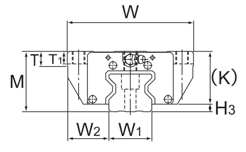 Шариковый подшипник линейного перемещения THK SRG 35C THK