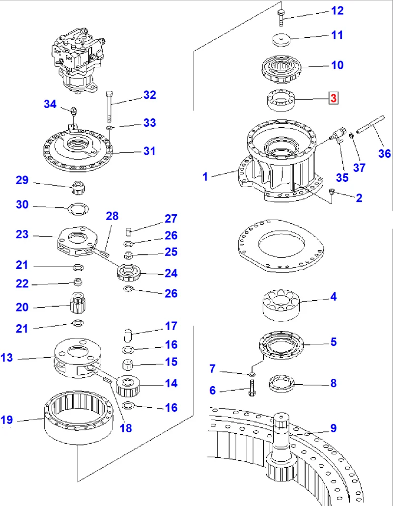 Подшипник KOMATSU 06000-23124