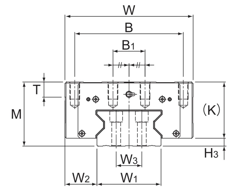 Шариковый подшипник линейного перемещения THK SRW 130LR THK