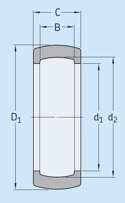 Каучуковые демпфирующие кольца RIS205 SKF