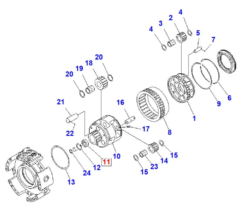 Подшипник KOMATSU 06030-06205