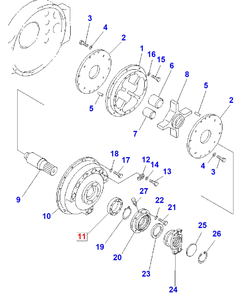 Подшипник KOMATSU 06340-06217