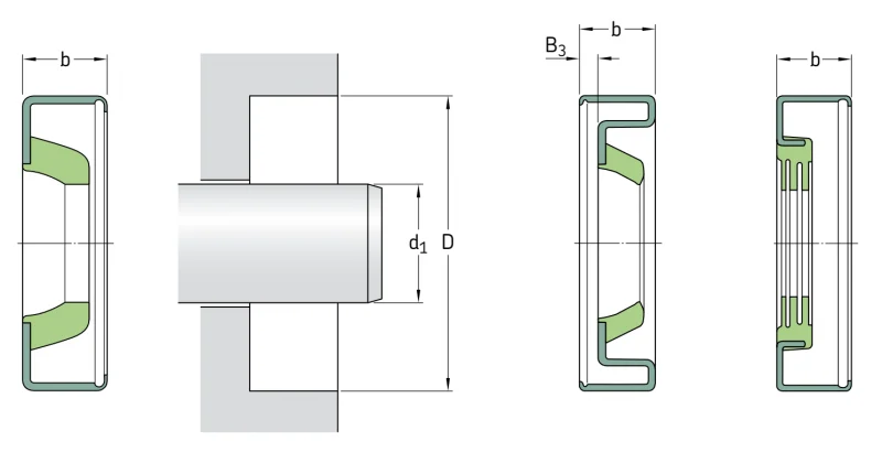 Уплотнения в сборе 12407 SKF