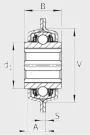 Разъемные корпуса TRV-38X140X55,2-IA02 INA