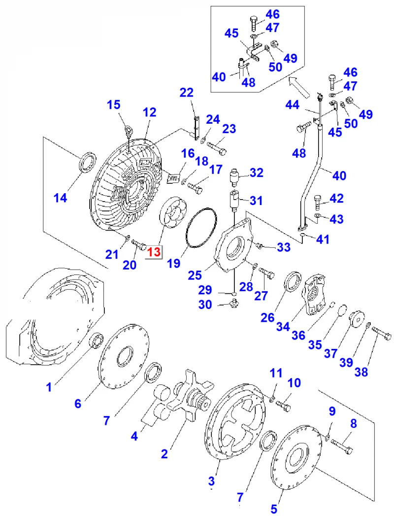Подшипник KOMATSU 06040-06320