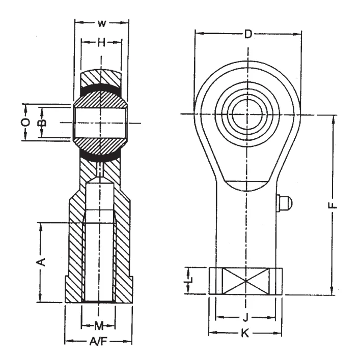 Шарнирные головки PHS 5/15 L FBJ