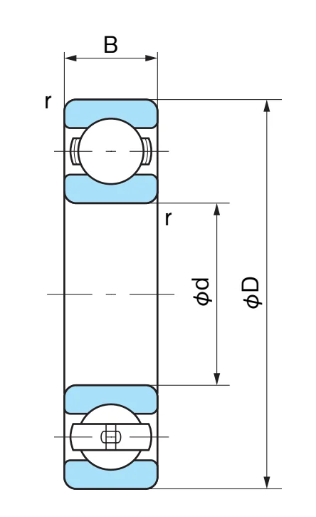 Подшипник скольжения JB9 Nachi
