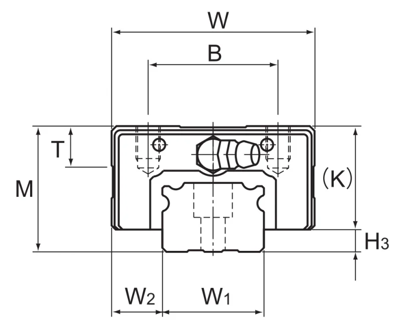 Шариковый подшипник линейного перемещения THK NRS 35LR THK