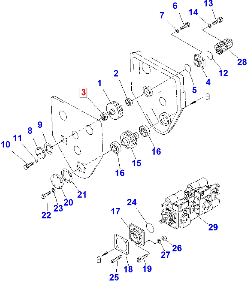 Подшипник KOMATSU 06041-06211