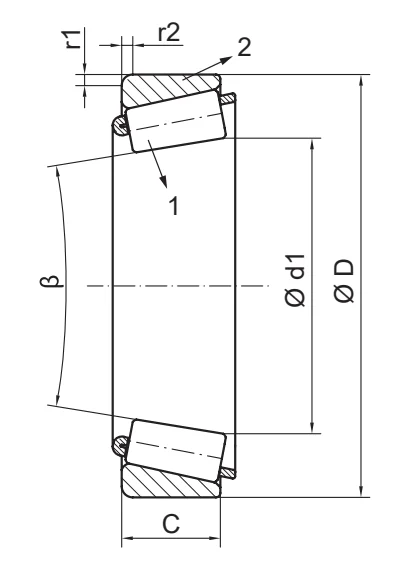 Рулевой подшипник 6 A&S - Fersa