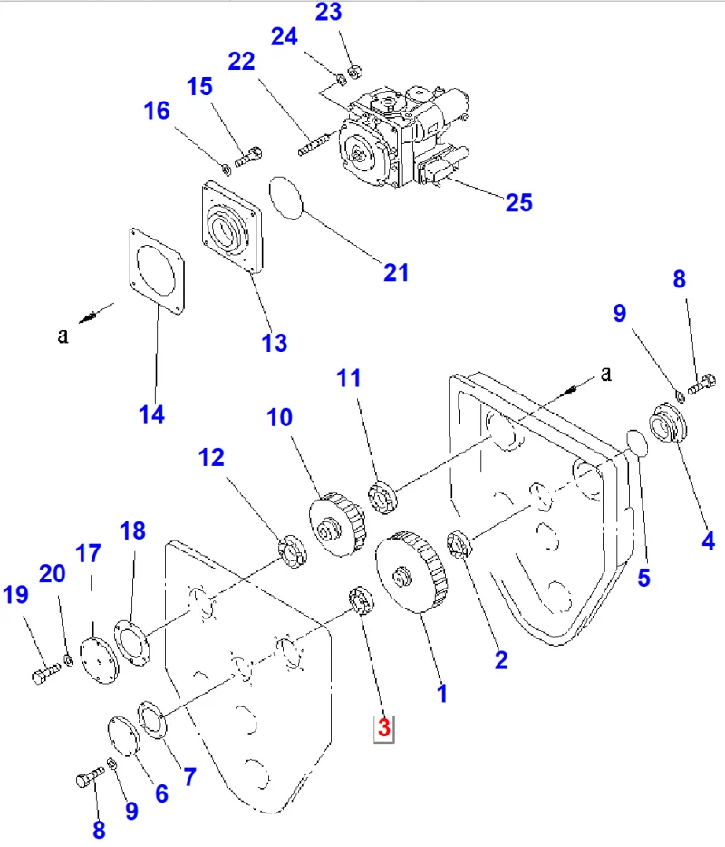 Подшипник KOMATSU 06040-06212