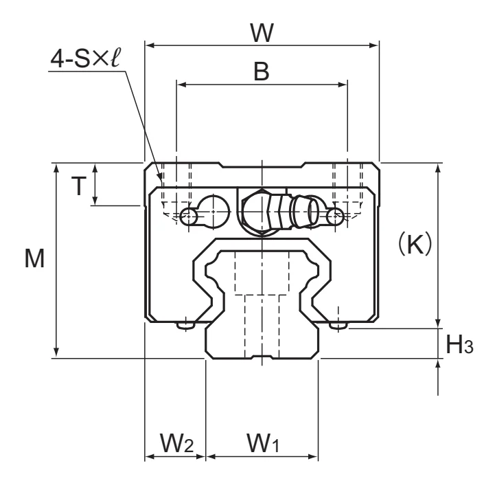 Шариковый подшипник линейного перемещения THK HSR 15M1R THK