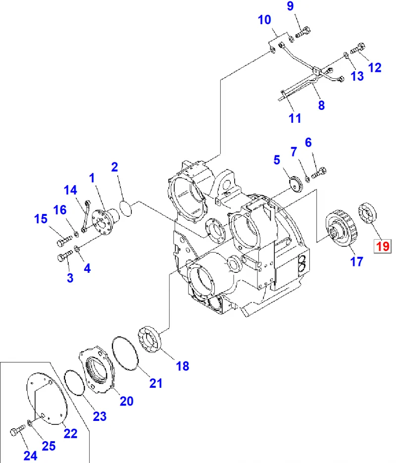 Подшипник KOMATSU 06333-00311