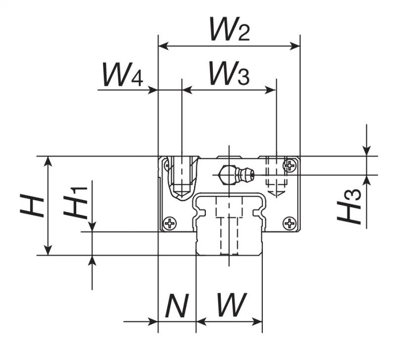 Шариковый подшипник линейного перемещения MESG 25 С1TCS2 IKO
