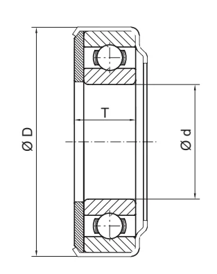 Подшипник сцепления F 15141 A&S - Fersa