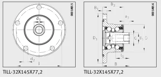 Разъемные корпуса TILL-32X145X77,2 INA