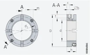 Стопорные гайки AM55 INA