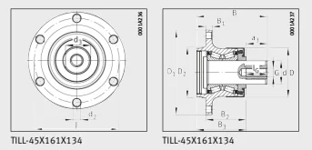 Разъемные корпуса TILL-45X161X134 INA