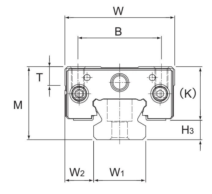 Шариковый подшипник линейного перемещения THK SR20MSW THK