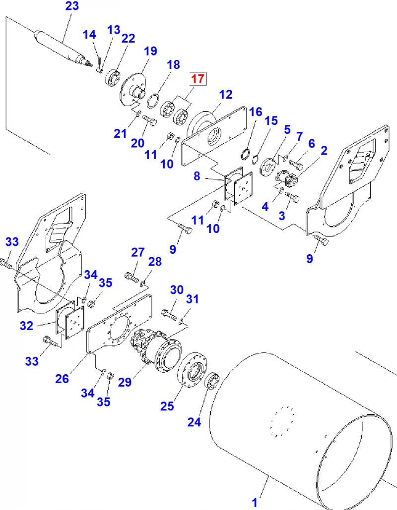 Подшипник KOMATSU 06006-06214