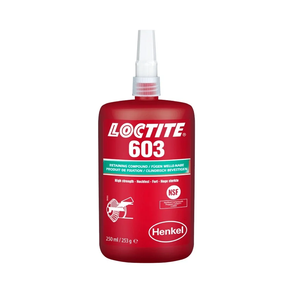 Вал-втул. фиксатор для замасленных поверхностей LOCTITE 603 250ML