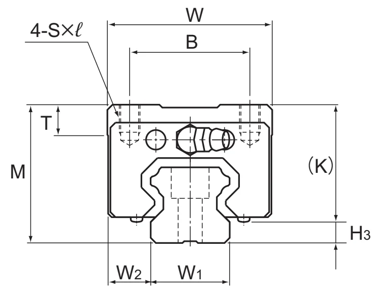 Шариковый подшипник линейного перемещения THK HSR 15R THK
