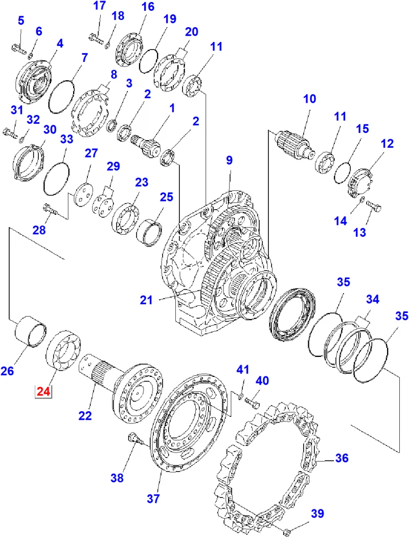 Подшипник KOMATSU 134-27-61290