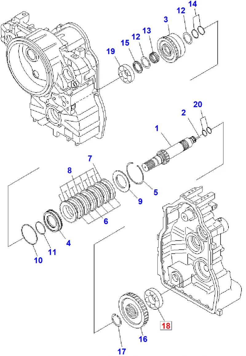 Подшипник KOMATSU 06040-06315