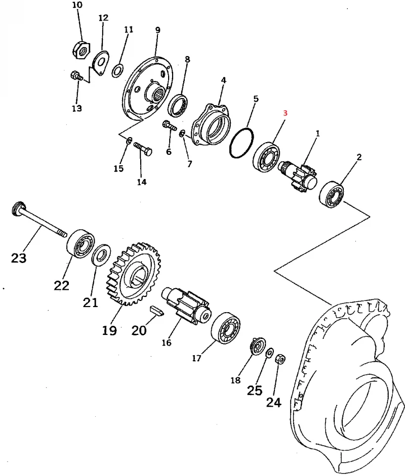 Подшипник KOMATSU 135-A32-1310
