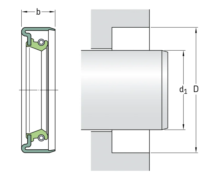 Уплотнения в сборе 3103 SKF