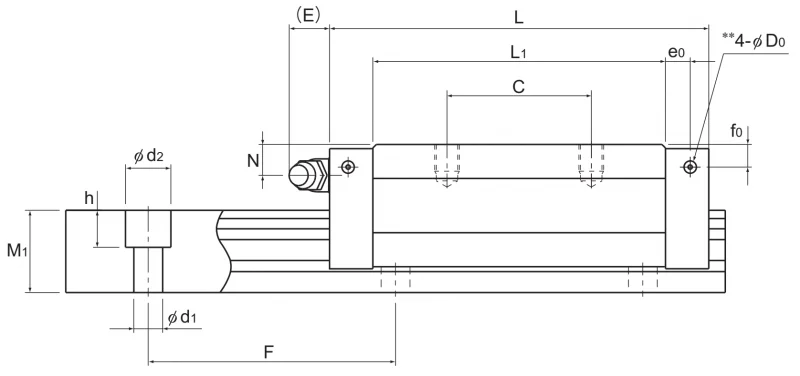 Шариковый подшипник линейного перемещения THK SHS 55V THK — изображение 2