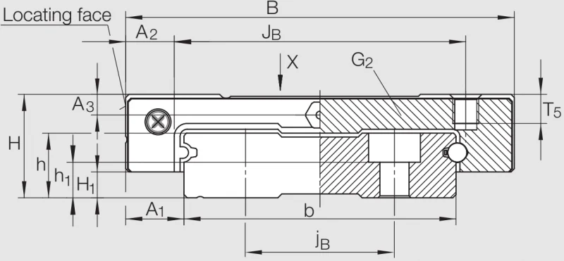 Подшипник скольжения линейного перемещения KWEM12-C-G2-V0 INA