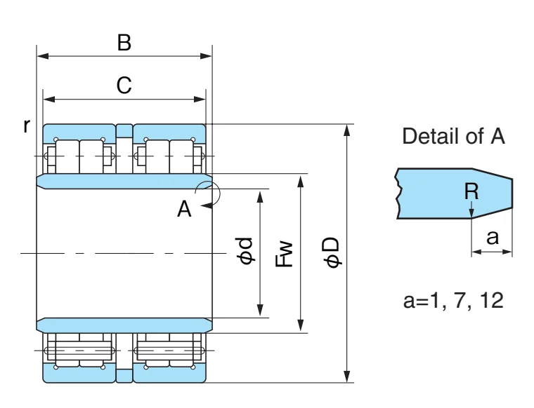 Подшипник скольжения FCF130 Nachi
