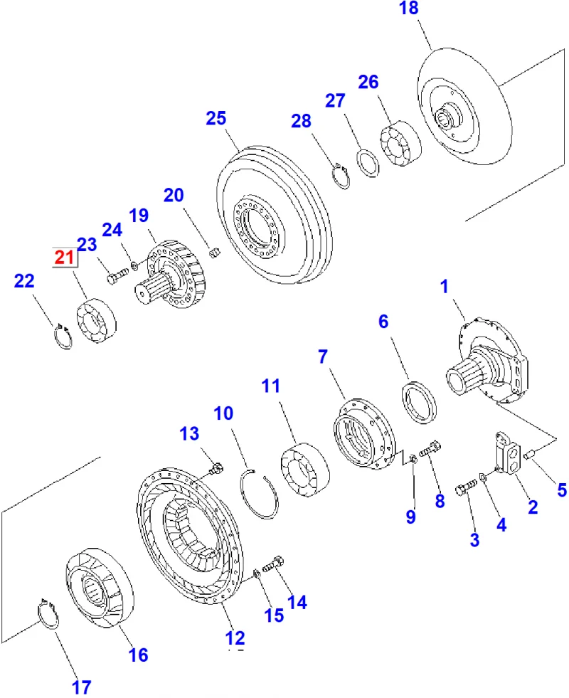 Подшипник KOMATSU 06031-00216