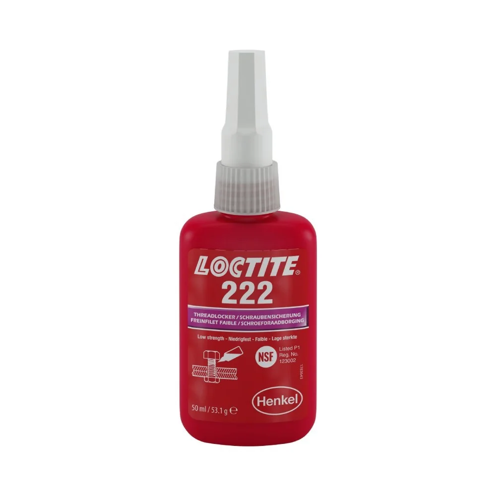 Резьбовой фиксатор низкой прочности LOCTITE 222 50ML