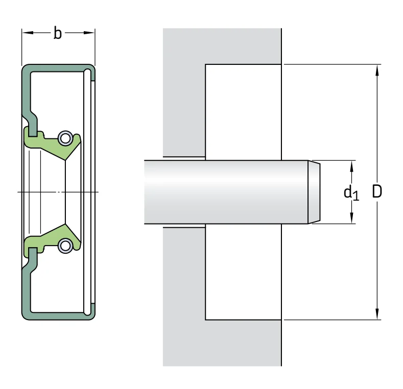 Уплотнения в сборе 9688 SKF