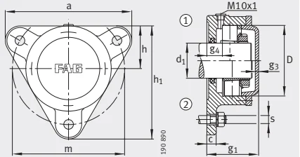 Разъемные корпуса F513-A-L FAG