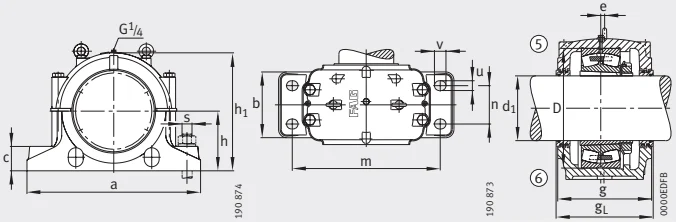 Разъемные корпуса SD3160-H-TS-BF-L FAG
