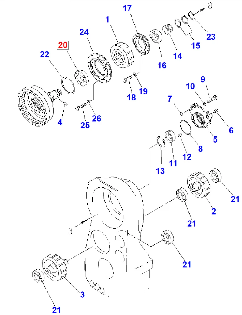 Подшипник KOMATSU 06341-00224