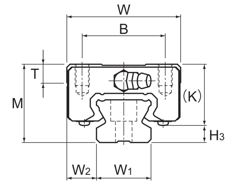 Шариковый подшипник линейного перемещения THK SR 20M1W THK
