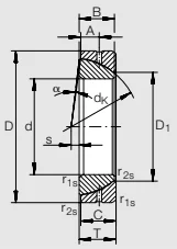 Шарнирные головки GE 150SX INA