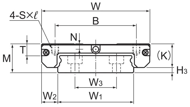 Шариковый подшипник линейного перемещения THK 1 SRS 15WS THK
