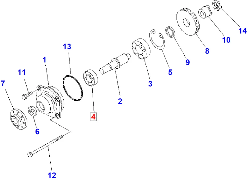 Подшипник KOMATSU 06330-06307