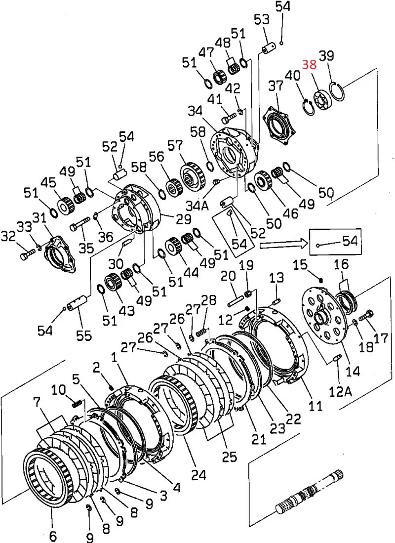 Подшипник KOMATSU 06002-01020