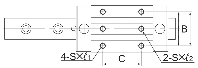 Шариковый подшипник линейного перемещения THK SRG 15V THK — изображение 3