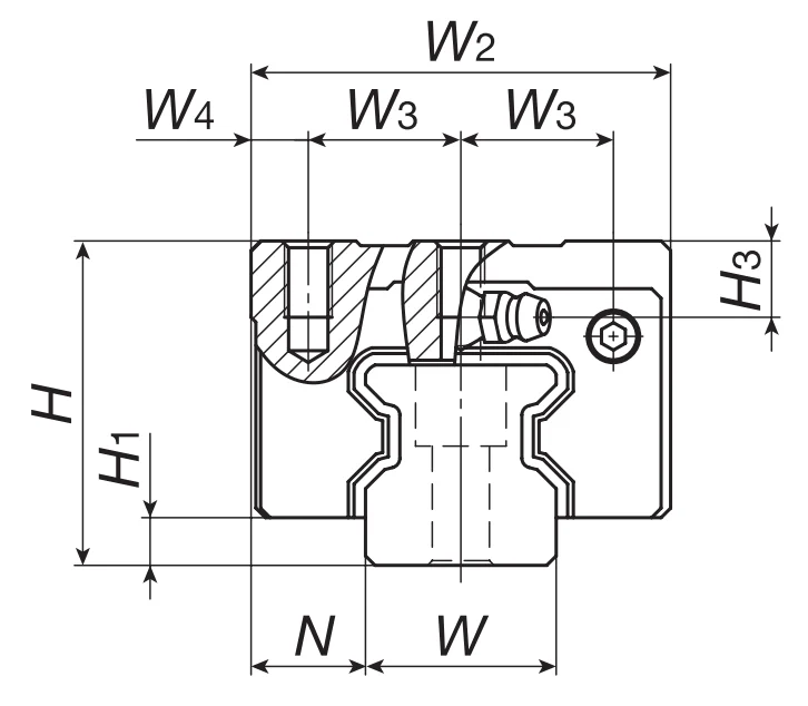 Шариковый подшипник линейного перемещения MXD 15 С1HS2 IKO