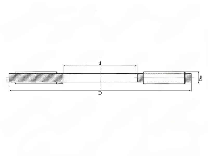 Игольчатый упорный подшипник AX11140180 Nadella