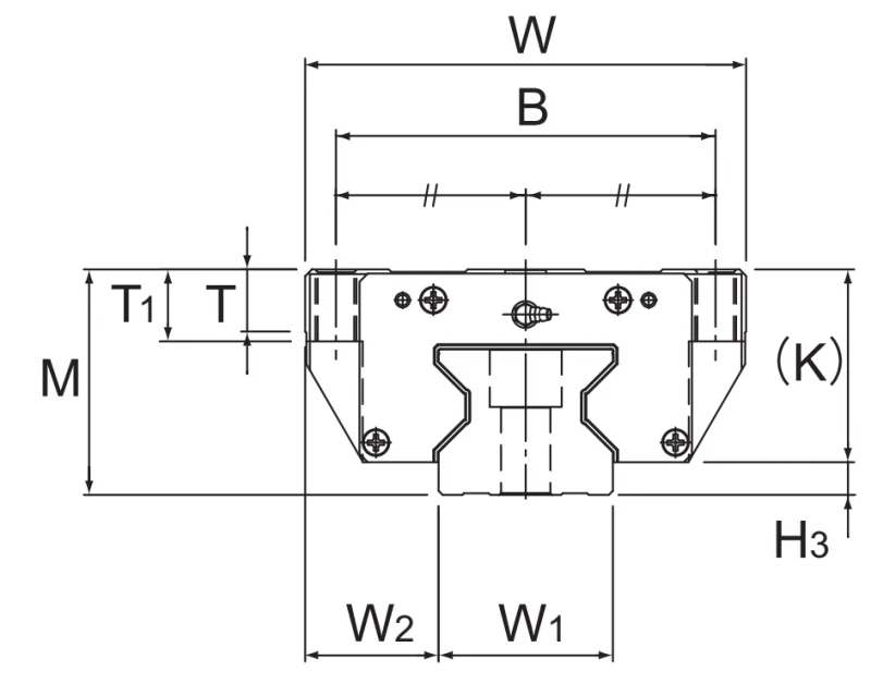 Шариковый подшипник линейного перемещения THK SRG 85LC THK