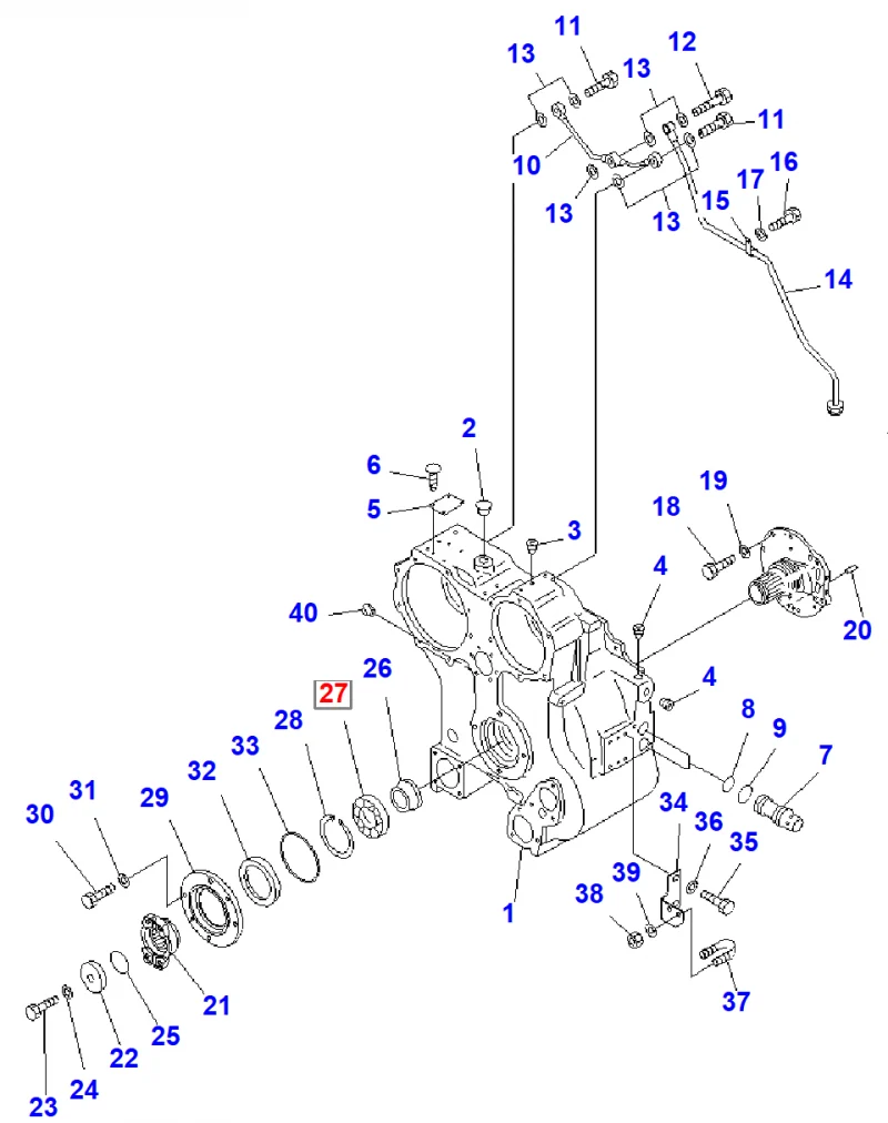 Подшипник KOMATSU 14X-13-39320